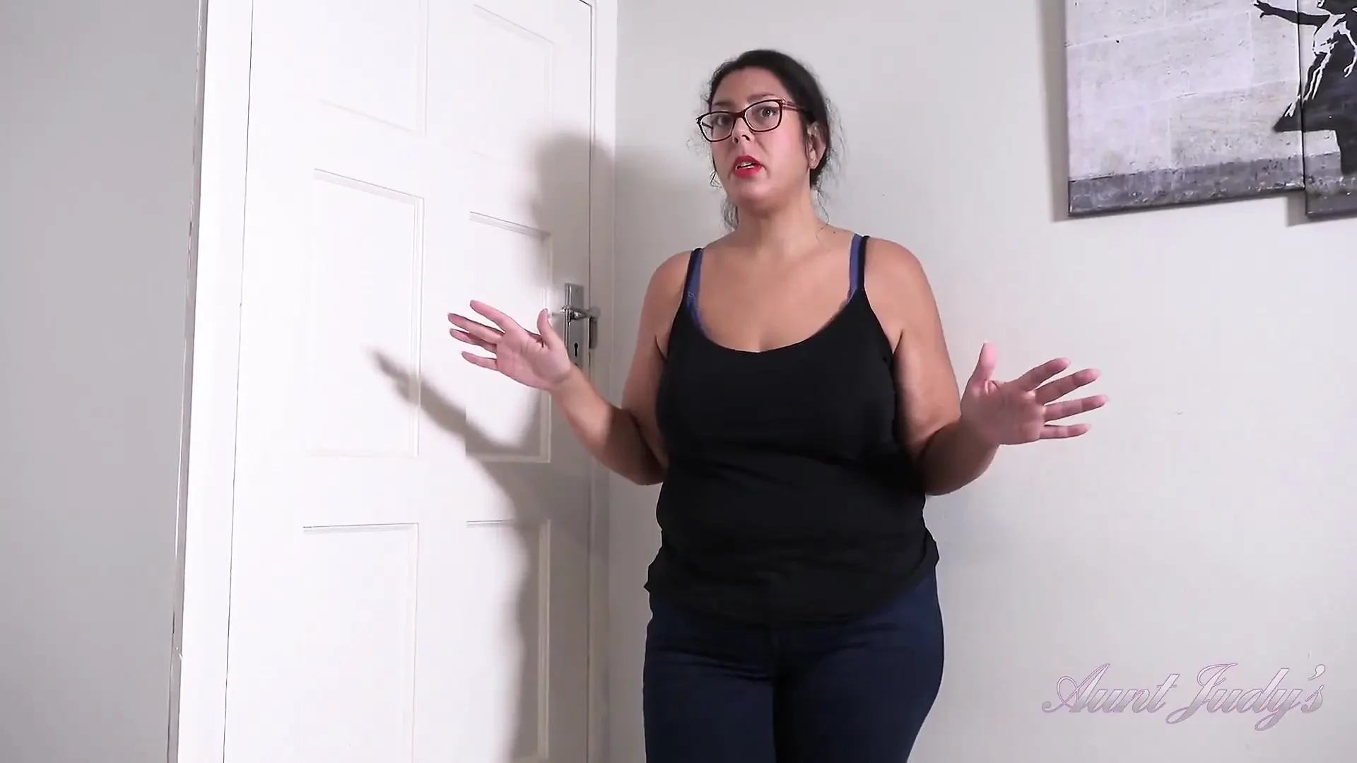 Auntjudys - Your Busty BBW Landlady Cassy Hill Lets You Fuck Her Big Hairy Pussy POV