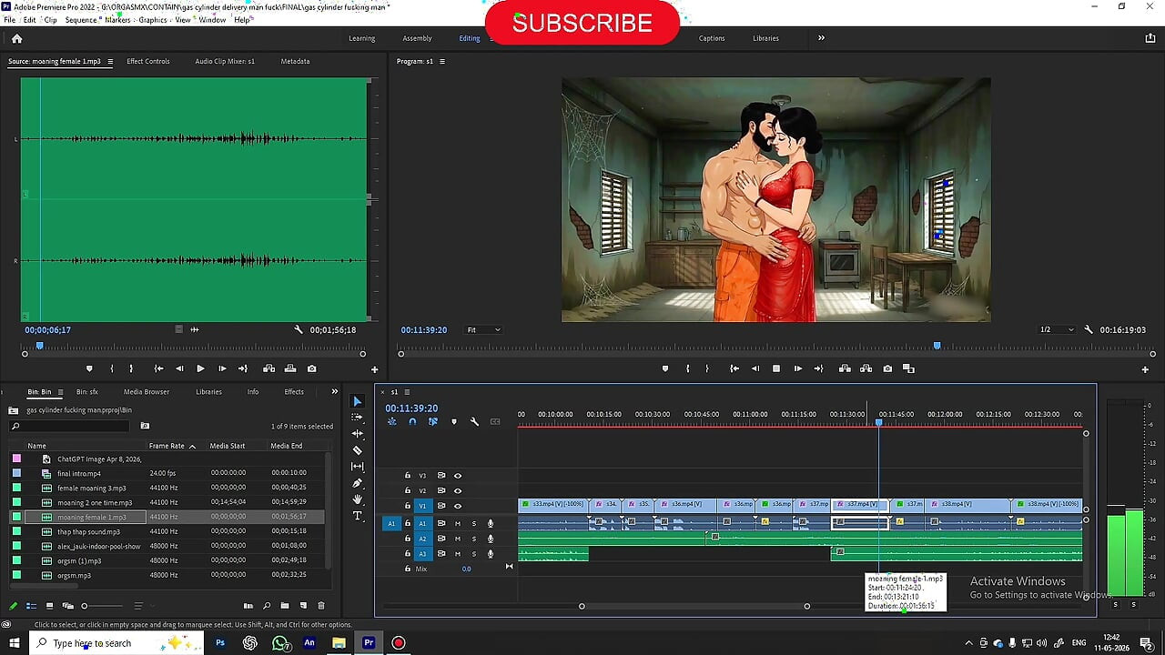 Proiect de futai cu băiat indian desi care livrează gaze - editare