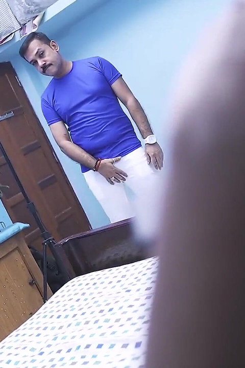 Step Father Fucked His Step Daughter When She Watch a Porn Movie, Hardcore Sex