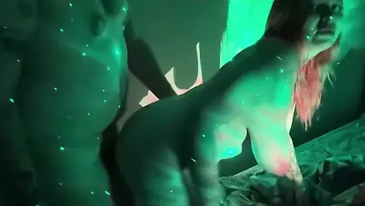 Echter sex in einem nachtclub