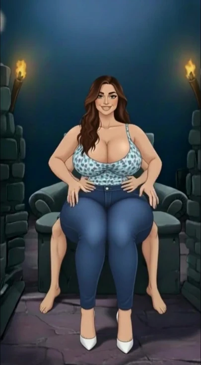 Wife Blanca Caderona Pulls Down Jeans And Slowly Provokes Him XL Booty | Clip 1
