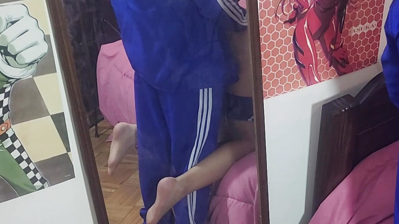 I MADE HER JEALOUS and THEN I make love to her in front of the mirror