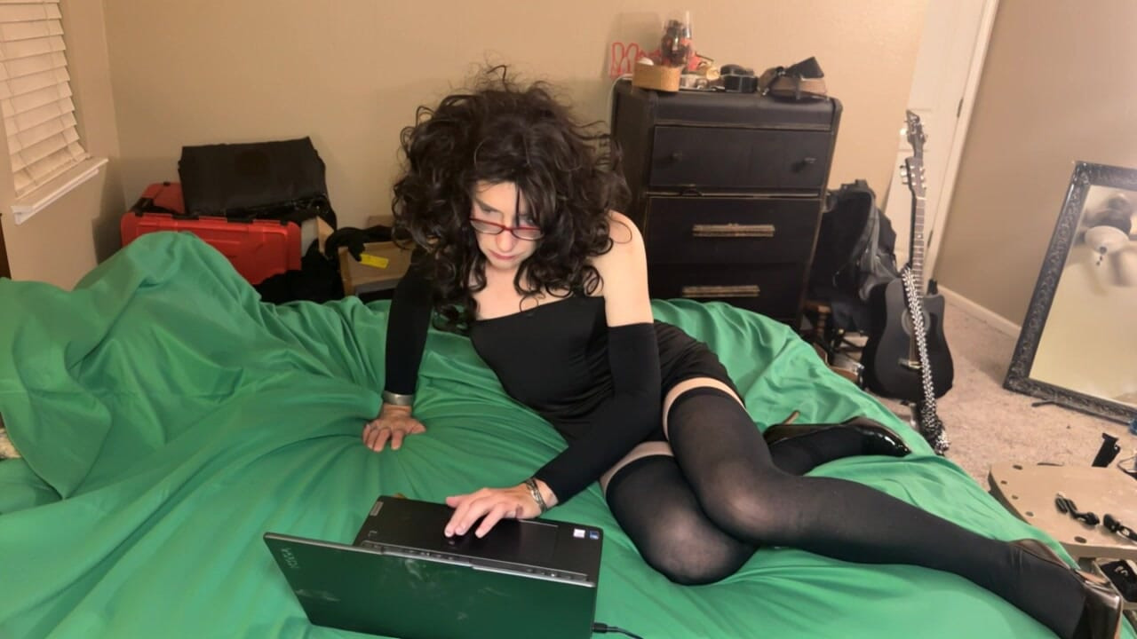 me typing