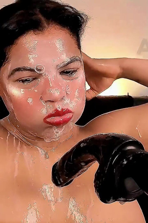 Real Spit Fetish: Thick Bubbles and Drool Play on My Face