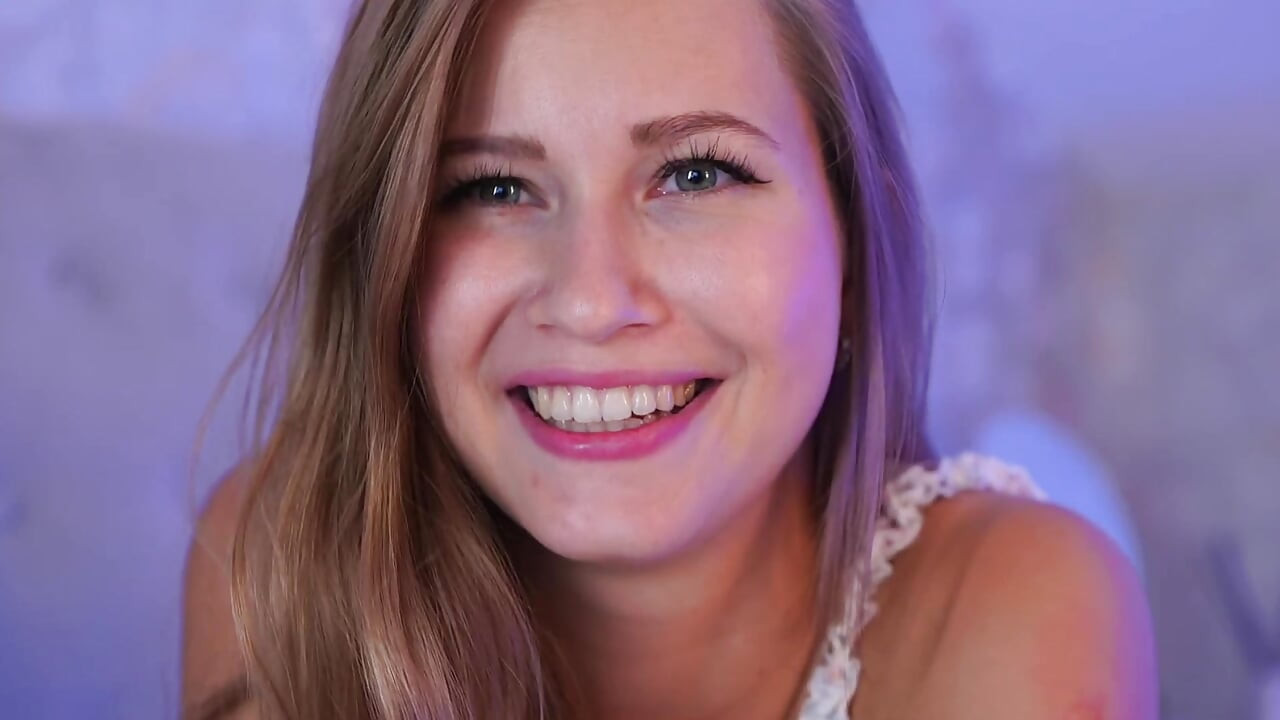She Put on a Cute Dress for a Date but Stayed at Home and Masturbates