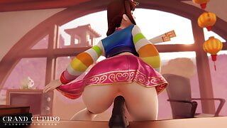 Overwatch, compilation d'animations porno 3D (119)