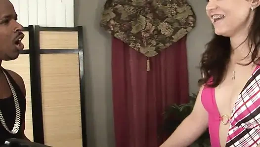 Sadece bu beyaz kaltak için büyük zenci yarağı