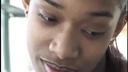 Ebony babe is doing everything for her teacher