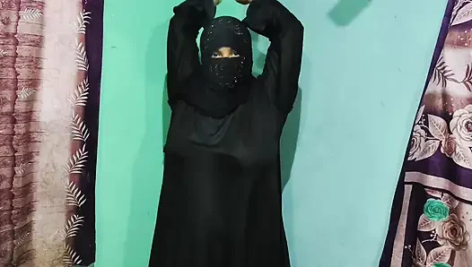 Muslim girl hijabi baby talking about hard sex