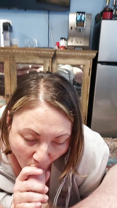 Works so hard for the cum beautiful passionate sexy milf loves cum and cumming cums again and again sucking his cock so good