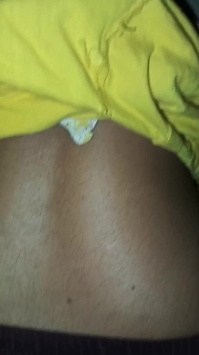 Thick hair in my thick pussy at night I fucked my pussy in doggy style by sliding my panty tights and I killed my… | Clip 1