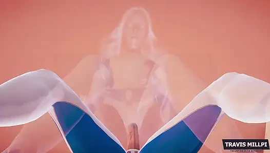 Invisible woman lagi asik muasin memeknya sendirian pakai kontol besar sampai matanya merem melek