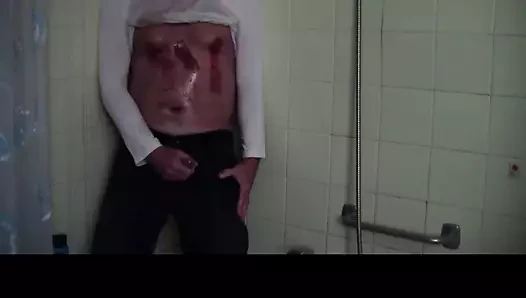 cumshot on jeans