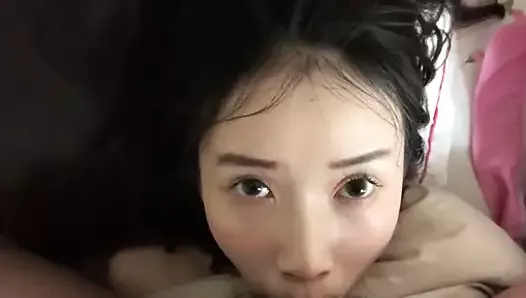 Asian girlfriend multi blowjobs and facial compilation