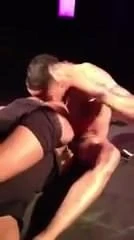 Arquez eating ass on stage