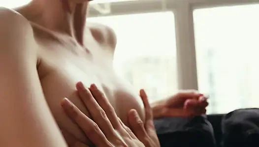 Big Natural Tits Get Fucked for 10 Minutes – Messy Oil & Explosive Finish