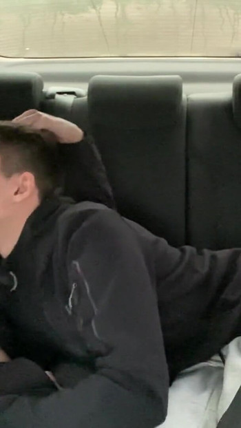 Captivating moment from "BLOW JOB IN CAR AND CUM IN MOUTH"