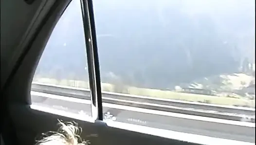 Horny Young Girl with Hairy Pussy Fucked in Car and Cum on Huge Tits by Big Amateur Cock