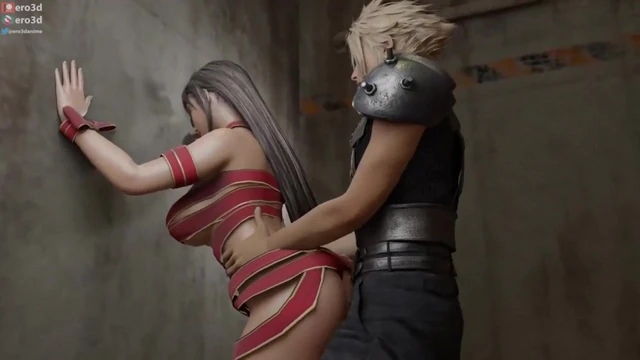 Tifa Lockhart Bends Over For Cloud