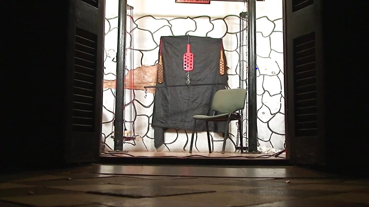 Chubby chick punished from her lezdom punisher