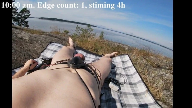 14 hours of constant e-stim