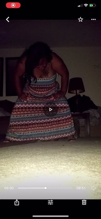 Under long dress