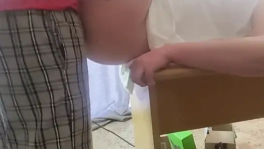 Close up Office Table Fuck