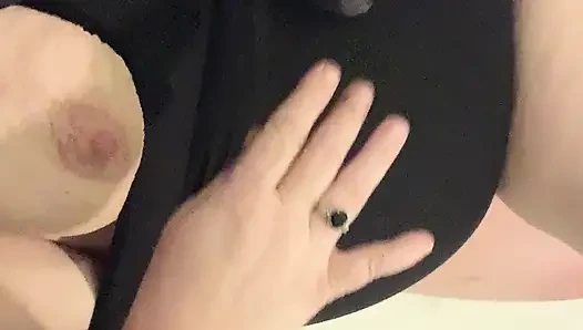 Horny Step Mom Masturbates While Stepson Films Her