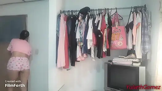 Wie schön, in meinem haus, mein kleines Ding in ihrem zimmer zu berühren