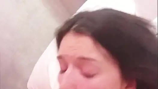 BDSM Hotel, Fuck Machine, Bondage, Sperm on Face