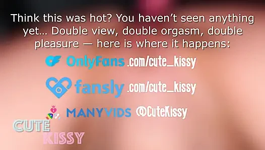 Close up doggy style leads to cumshot and creampie