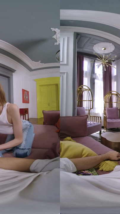 Mastürbasyon Yaparken Yakaladı, O Yüzden Siktik - Virtual Real Porn | Bölüm 1