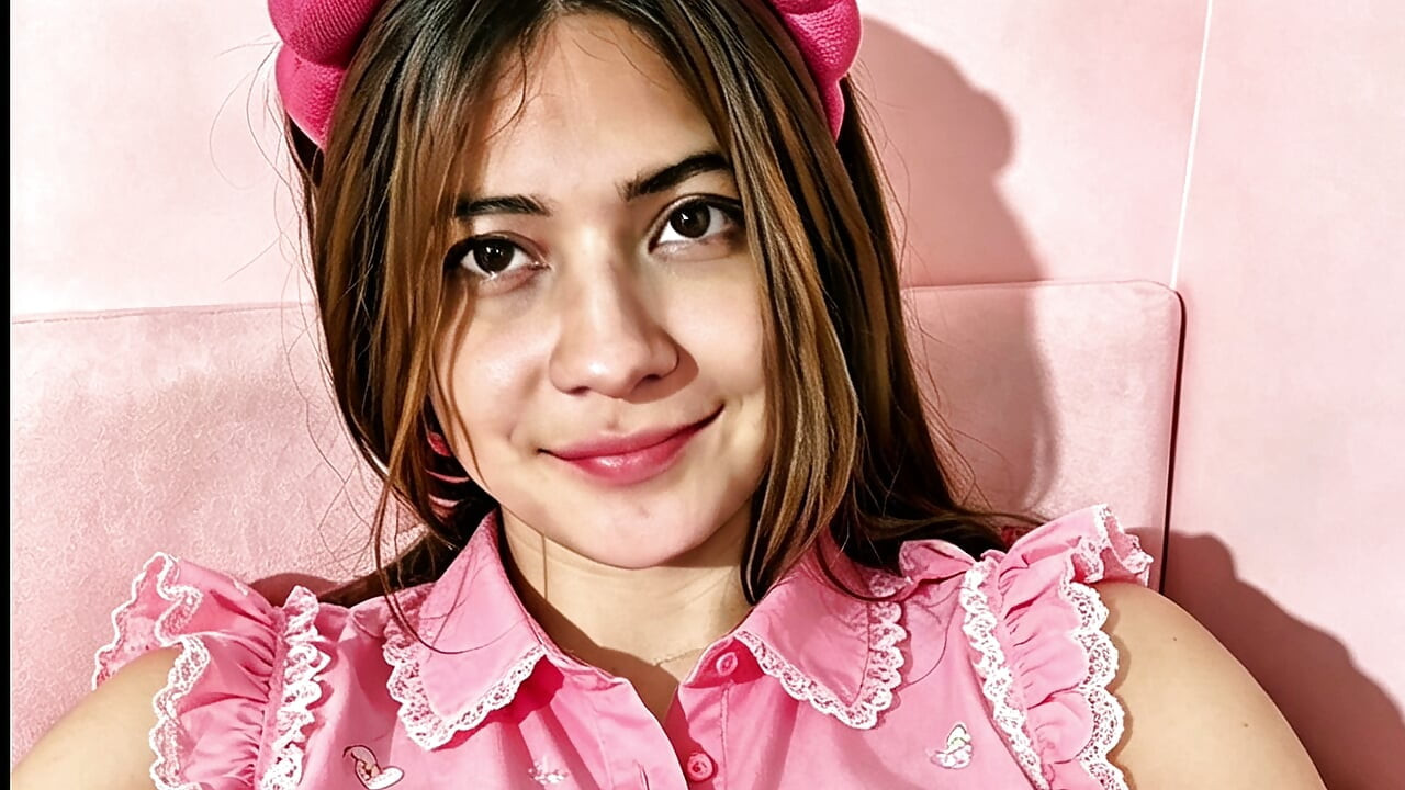 Menina do supermercado mostra seus peitões.