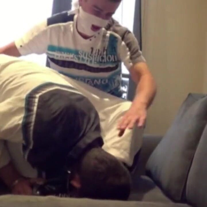 Tony suck and fucked by anonymous straight