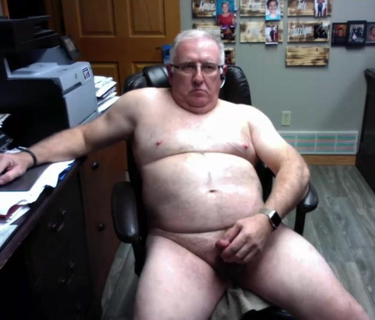 grandpa stroke on webcam