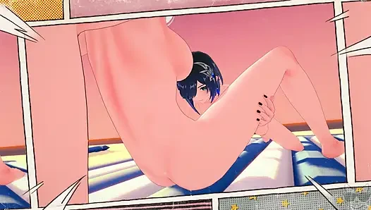 Yelan x Shenhe at the beach (genshin impact) P2 SEX