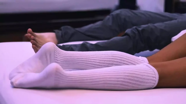 Hot neighbor seduces single neighbor in his room
