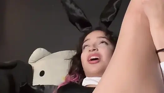 Bunny Girl Orgasm Makes Such a Mess