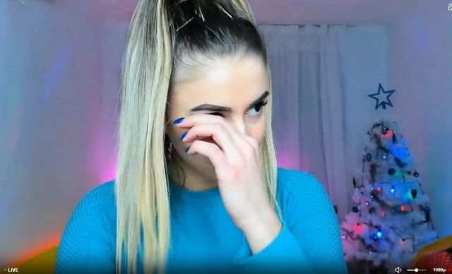 girl on webcam