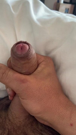 Wank with cum