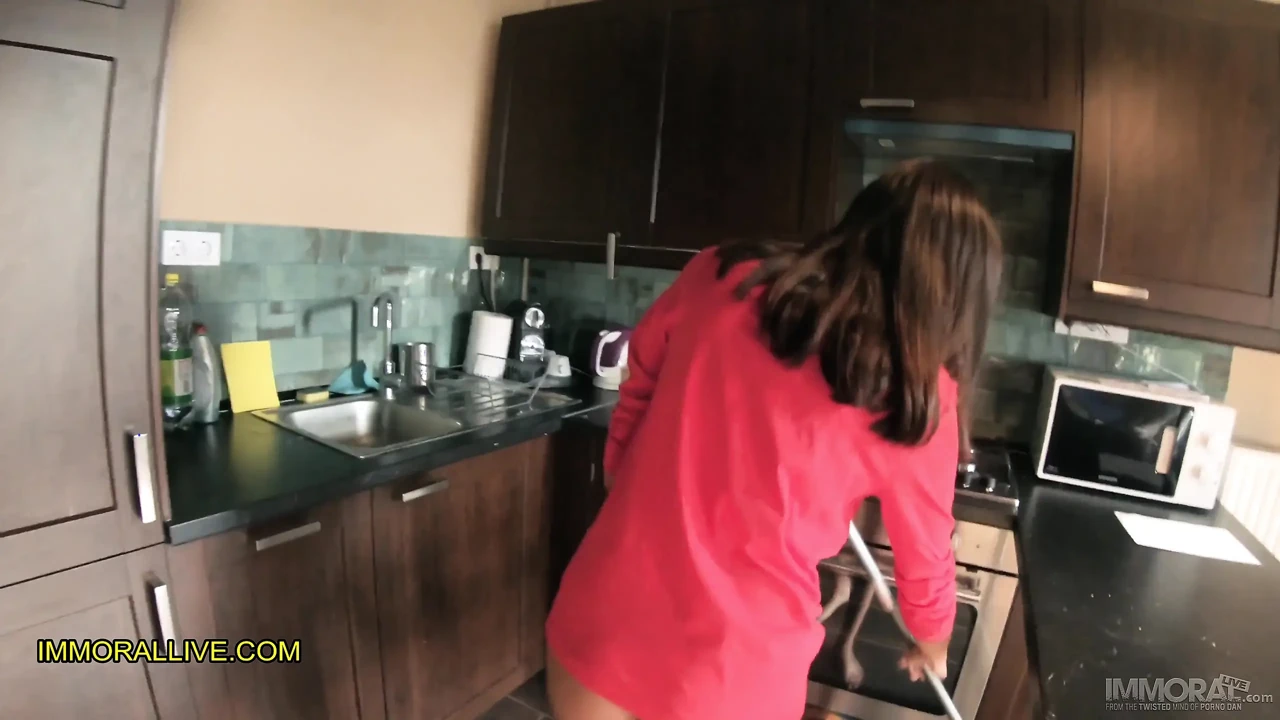 Annoying step bro makes Stepsis Christmas fair deal she can not refuse – Juicy booty Latina rimming