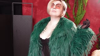 Hot Fur Coat Collection - Part 2. Fetish MILF Arya Grander