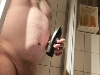 Spielerei unter Dusche (no cum)