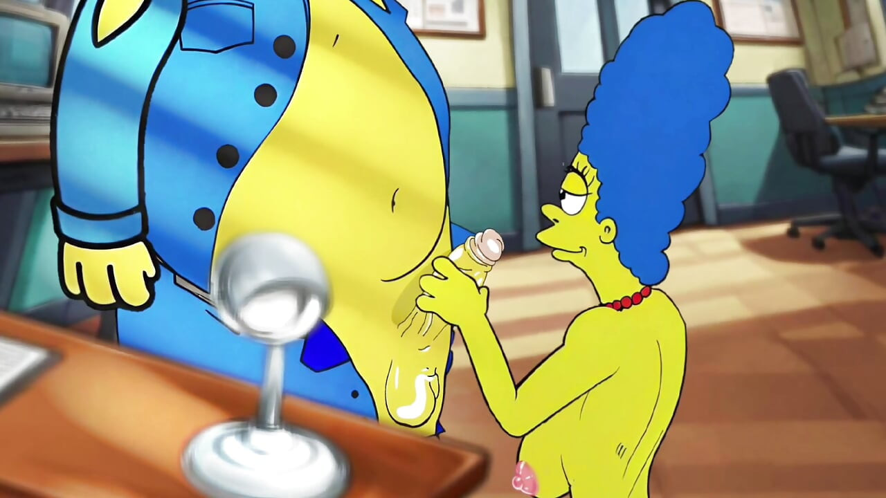 Police Sex Story. Married Housewife Fucks with Sheriff for Her Husband. a Cartoon Parody. Animation. Comic. Parody Simpson