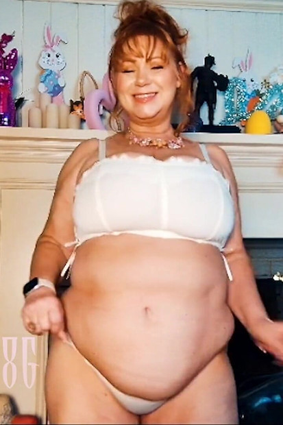 BBW Sam38g in White Bra and Panties