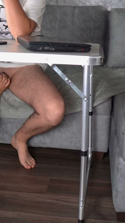 Stepsis Sucks me Under the Table while my Girlfriend is Standing next to us at bAmateurs | Clip 1