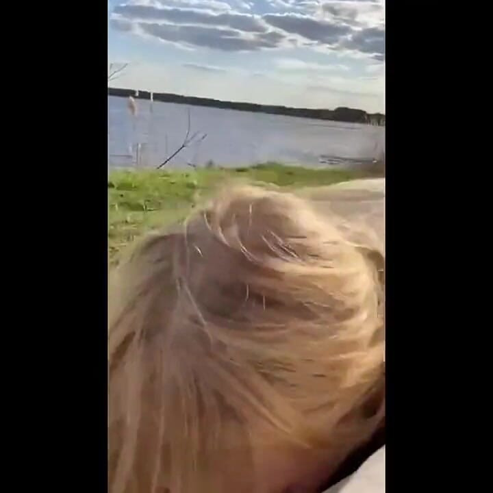Blowjob by the River