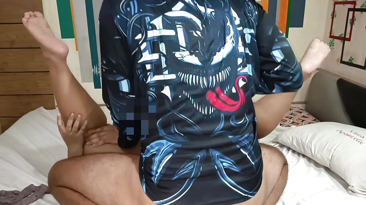Descuidado segundos trío doble preñada