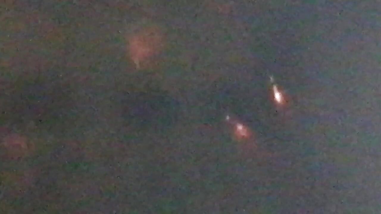 On the street at night