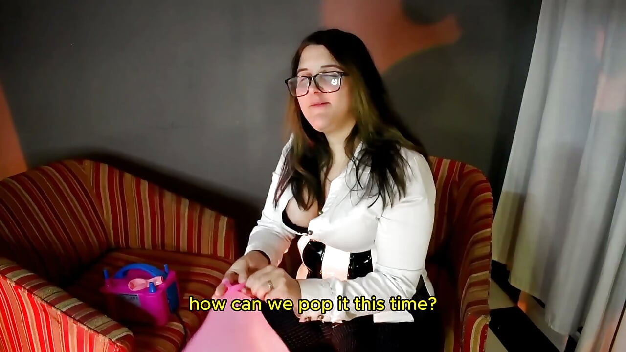 Balloons Stuffing Humiliation - Bunny Looner eng Sub - Spa Audio